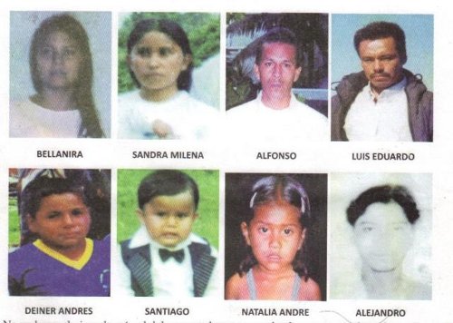 The eight victims of the 2005 massacre
