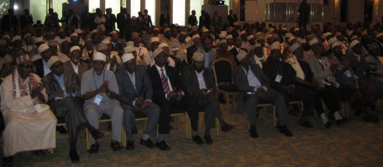Conference attendees at the Somalia Civil Society meeting in Istanbul, Turkey.