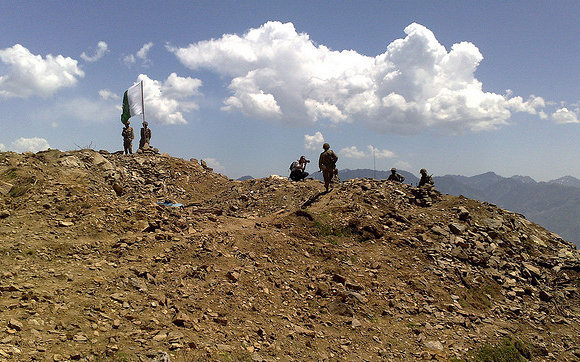 Pakistan military in Swat Valley in 2009