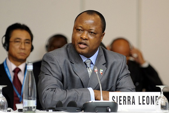 H.E. Mr Alhaji Chief Sahr Sam-Sumanaof, Vice-President of Sierra Leone at the Heads of State with CEOs roundtable at ITU TELECOM WORLD 2009