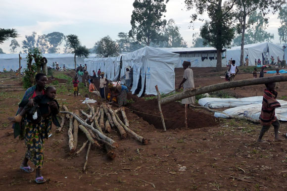 Burundian refugees in a camp in Rwanda. Image credit: European Commission DG ECHO 