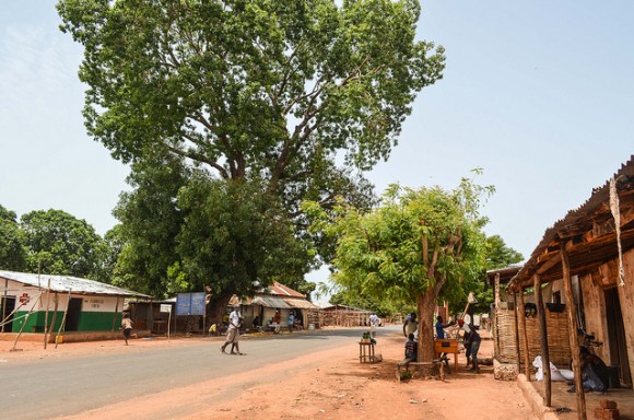 A street in Guinea-Bissau