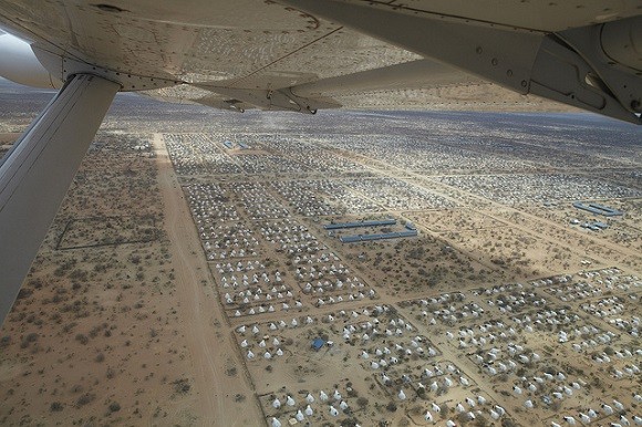 Dadaab, in Kenya, is the world’s largest refugee camp. It is home to thousands of Somalis. Image credit: Oxfam International.