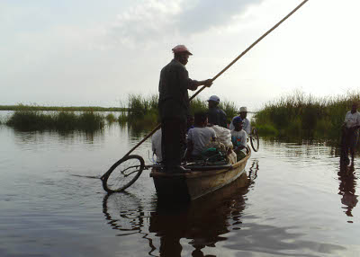 Boat peope in East DRC