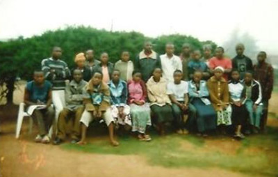 Reflection meeting with young people from Kimeni brought together for a Youth 'Barza for Peace', initiated by PEREX-CV organisation. In this Barza the members were composed of young people who had already been demobilised from armed groups and who were living with other young people in the town of Butembo. 