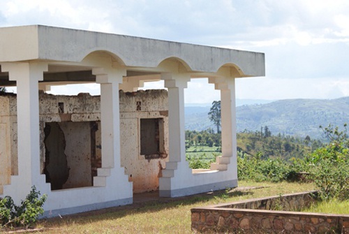 The memorial in Kibimba