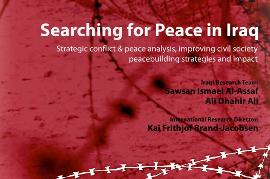 The cover of 'Searching for peace in Iraq'