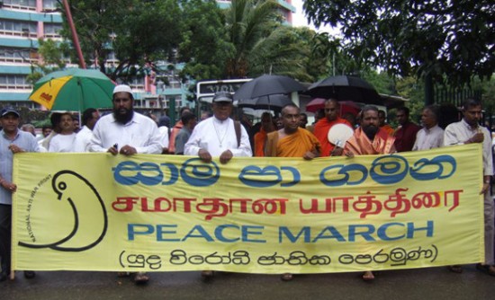Peace march in Colombo, 2006. Image credit: Humanity Ashore.