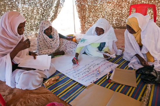 26 September 2012. Women attend a Workshop on the UN Security Council Resolution 1325 on Women, Peace and Security in Malha, North Darfur.