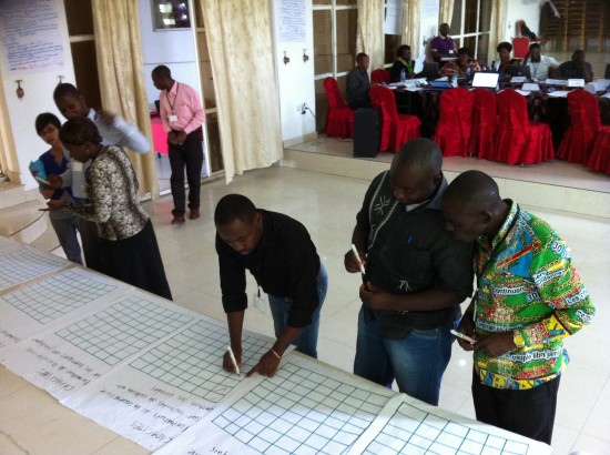 A Stimson Center workshop for civil society organisations in Goma, DRC. Image Credit: Stimson Center