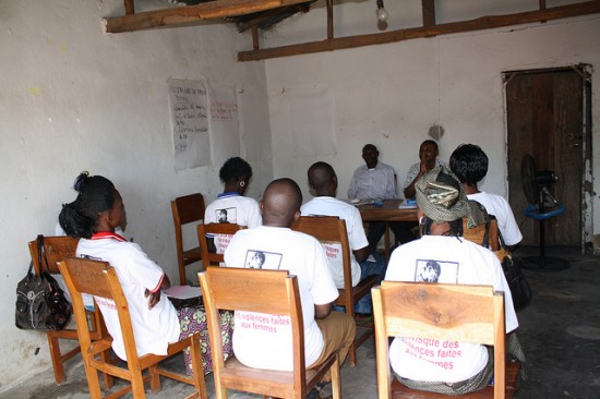 Human rights training for SOS FED field workers in the DRC. Image credit: The Advocacy Project, https://flic.kr/p/acfFCF