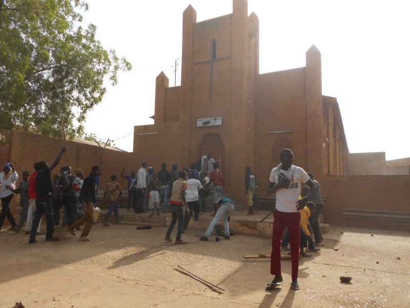 More than 40 Churches have been attacked and set on fire in Niger during the last week. 