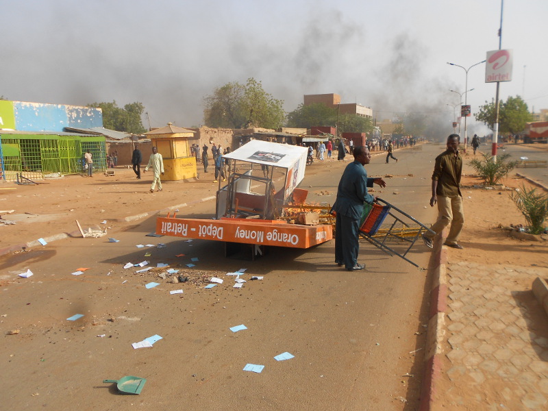 The biggest protests were in the capital Niamey, and second city, Zinder. 
