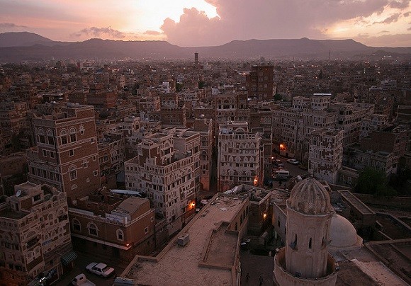 The Yemeni capital Sana'a has seen intense fighting in recent months. Image credit: Richard Messenger.