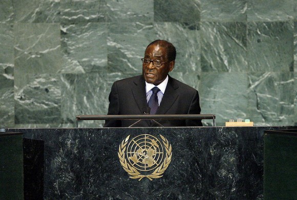 President Mugabe is the current leader in Zimbabwe. Image credit: United Nations Photo
