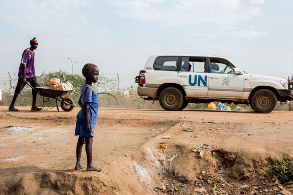 Scenes from a UN-run Protection on Civilians site in near Juba, South Sudan. Image credit: UN Photo