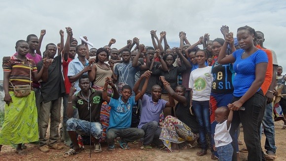 Youth united in the Central African Republic.